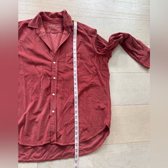 FRANK & EILEEN eileen relaxed fit Cord Shirt in spice XL - Picture 10 of 12